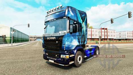 Blue Angel skin for Scania truck for Euro Truck Simulator 2