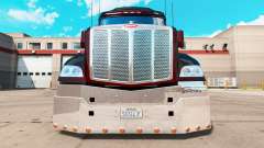 Chrome bumper for a Peterbilt 579 tractor for American Truck Simulator