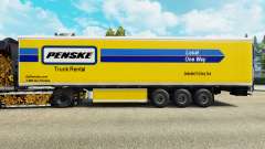 Penske skin for the refrigerated trailer for Euro Truck Simulator 2