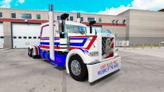 America skin for the truck Peterbilt 389 for American Truck Simulator
