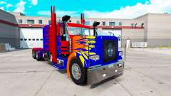 Optimas Prime skin for the truck Peterbilt 389 for American Truck Simulator