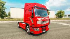 Amelung skin for Renault Premium truck for Euro Truck Simulator 2