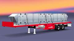 The semitrailer-platform Mammut with different loads. for Euro Truck Simulator 2