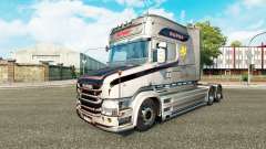 The Vabis V8 Metallic skin for truck Scania T for Euro Truck Simulator 2