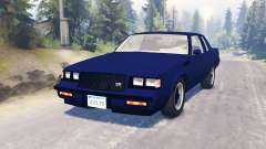Buick GNX 1987 for Spin Tires
