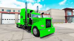 Skin Green Envy Express for the truck Peterbilt 389 for American Truck Simulator