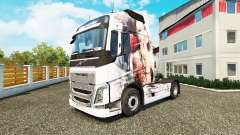Skin Artistic Girl at Volvo trucks for Euro Truck Simulator 2