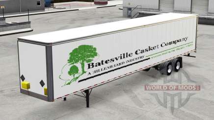 The trailer Batesville Casket v1.2 for American Truck Simulator