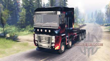 Renault Magnum 10x10 for Spin Tires