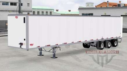 All-metal semi-trailer for American Truck Simulator
