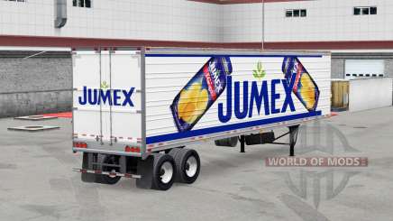 Jumex skin on the reefer trailer for American Truck Simulator
