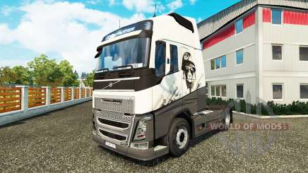 Cool Lion skin for Volvo truck for Euro Truck Simulator 2