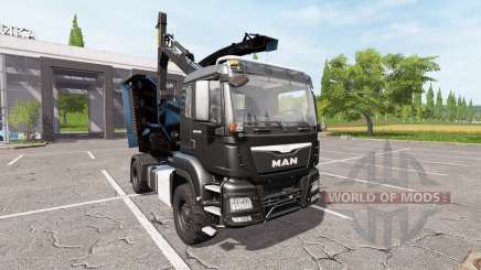 MAN TGS 18.480 wood crusher for Farming Simulator 2017