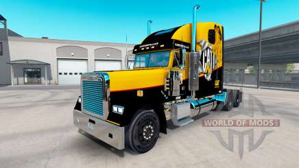 Скин Caterpillar на Freightliner Classic XL for American Truck Simulator