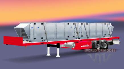 The semitrailer-platform Mammut with different loads. for Euro Truck Simulator 2