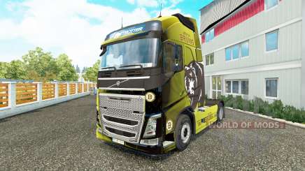 Boston Bruins skin for Volvo truck for Euro Truck Simulator 2