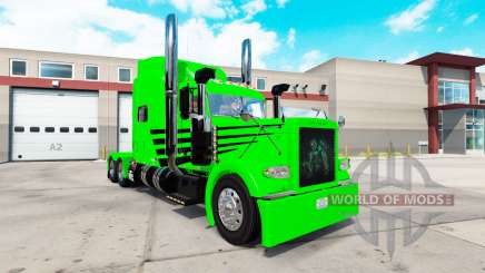 Skin Green Envy Express for the truck Peterbilt 389 for American Truck Simulator