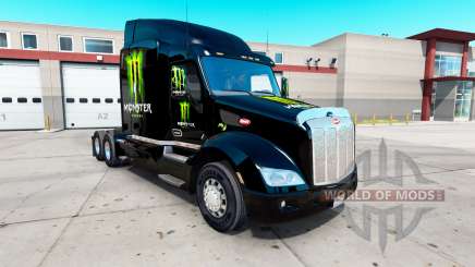 Monster Energy skin for the truck Peterbilt 579 for American Truck Simulator