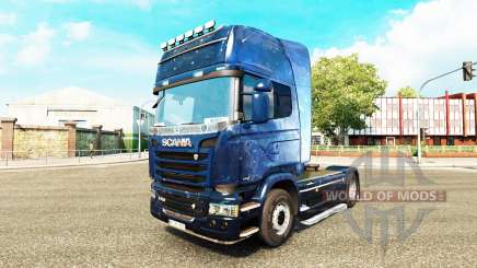 Skin Kosmos on the tractor Scania for Euro Truck Simulator 2