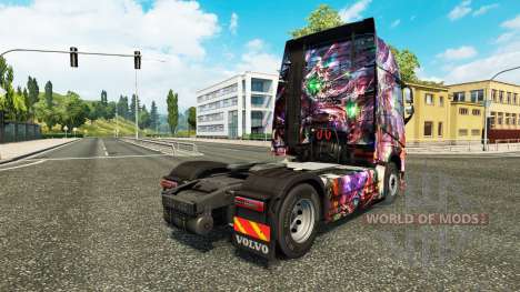 Princess Dragon skin for Volvo truck for Euro Truck Simulator 2
