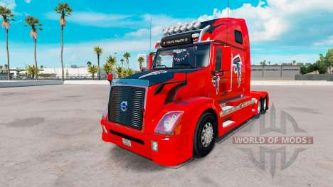Skin Atalanta Falcons on tractor Volvo VNL 670 for American Truck Simulator