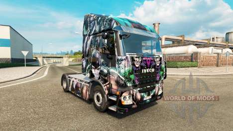Skin DC Villains on the truck Iveco for Euro Truck Simulator 2