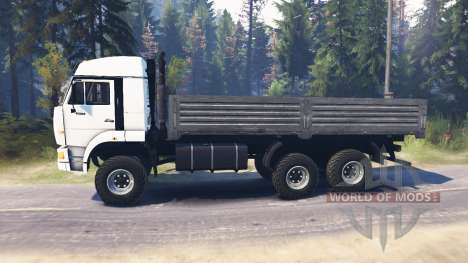 KamAZ 52114 for Spin Tires