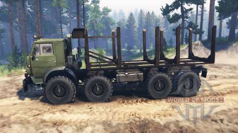 KamAZ 63501 for Spin Tires