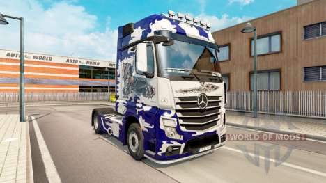 Skin Biomechaniks for tractor Mercedes-Benz for Euro Truck Simulator 2