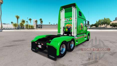 Boyd Transportation skin for Volvo truck VNL 670 for American Truck Simulator