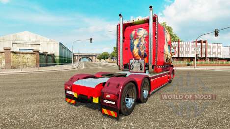 Beau skin for truck Scania T for Euro Truck Simulator 2