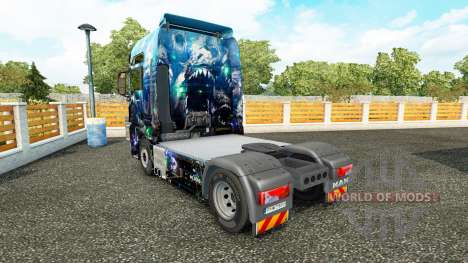 Skin Deep Abyss on the truck MAN for Euro Truck Simulator 2