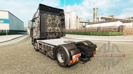 Skin Skeleton Warrior for truck Iveco for Euro Truck Simulator 2