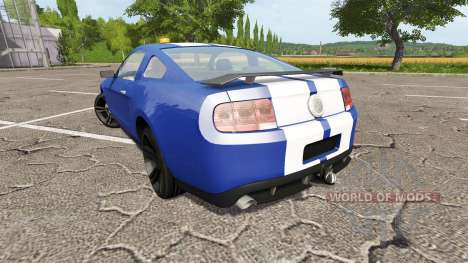 Ford Mustang GT road rage light addon for Farming Simulator 2017