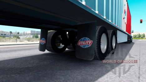 Updated mud flaps of semi-trailers for American Truck Simulator