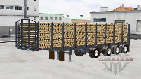 A semi-trailer truck Manac for American Truck Simulator