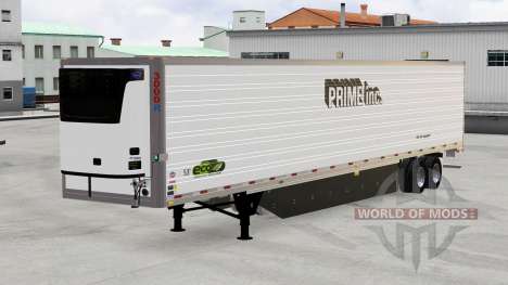 Refrigerated trailer, Prime Inc. for American Truck Simulator