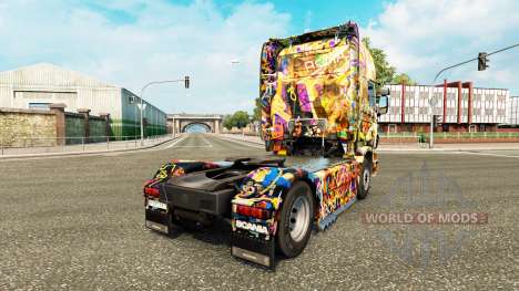 Graffiti skin for Scania truck for Euro Truck Simulator 2