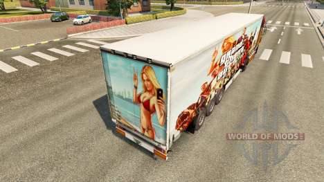 Skin GTA V trailer for Euro Truck Simulator 2