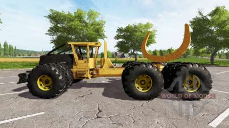 Tigercat 635E clambunk for Farming Simulator 2017