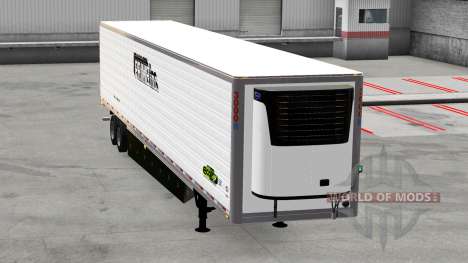 Refrigerated trailer, Prime Inc. for American Truck Simulator