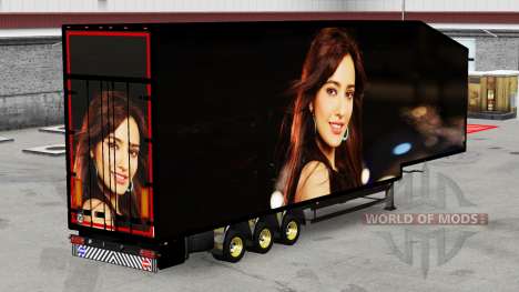 Refrigerated semi-trailer Krone for American Truck Simulator