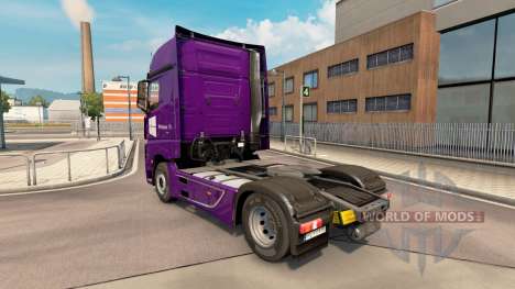 Skin Windows 10 to the towing vehicle Mercedes-B for Euro Truck Simulator 2