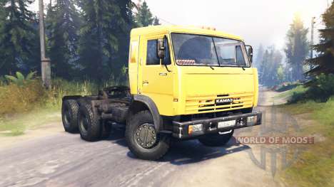 KamAZ 54115 for Spin Tires