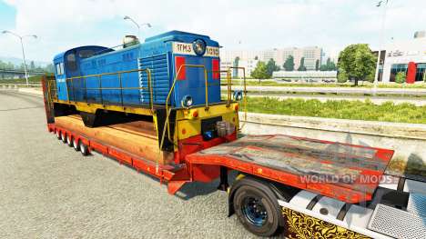 Semi-trailers with zeleznodoroznyj the line v1.6 for Euro Truck Simulator 2