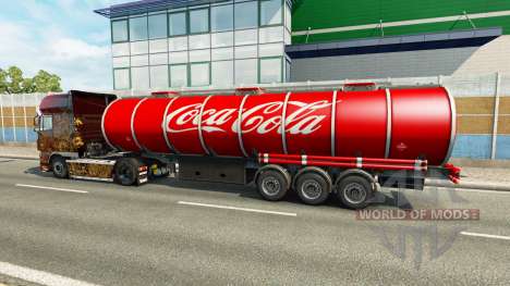 Skin Coca-Cola on the trailer for Euro Truck Simulator 2
