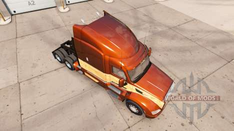 Vintage Wood skin for the truck Peterbilt 579 for American Truck Simulator