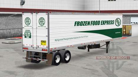 Skin Frozen Wood Express on the trailer for American Truck Simulator