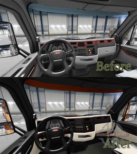 The Platinium interior for Peterbilt 579 for American Truck Simulator