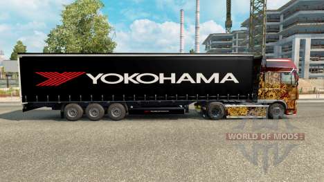 Skin Yokohama for semi-trailer for Euro Truck Simulator 2